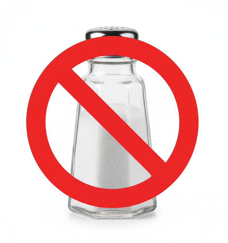 No salt — Nature's Golden Fire